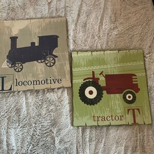 Pottery Barn Wood Signs